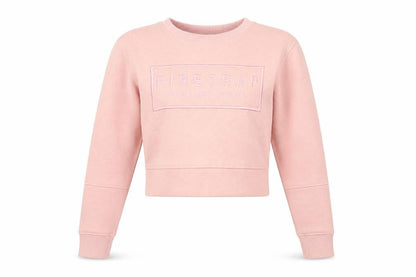 Firetrap Women's Pink Logo Pullover Sweatshirt Size 10