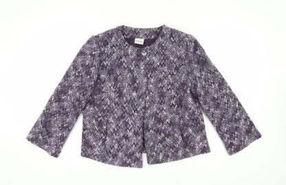 Eastex Women's Purple Chevron Blazer, Size 16
