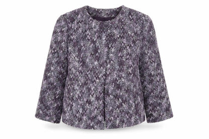Womens UK Size 16 Eastex Regular Purple Blazer