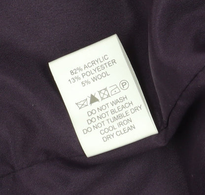 Eastex Women's Purple Chevron Blazer, Size 16