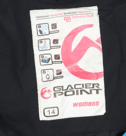 Glacier Point Women's Black Parka Jacket Size 14