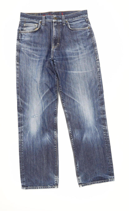 Ben Sherman Men's Blue Straight Fit Jeans Size 32