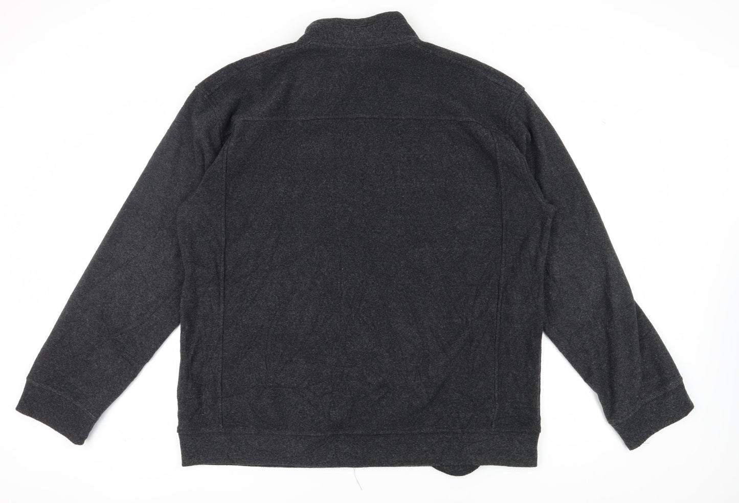 Mens UK Size 2XL Chisel Black Basic Jacket