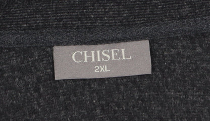Mens UK Size 2XL Chisel Black Basic Jacket