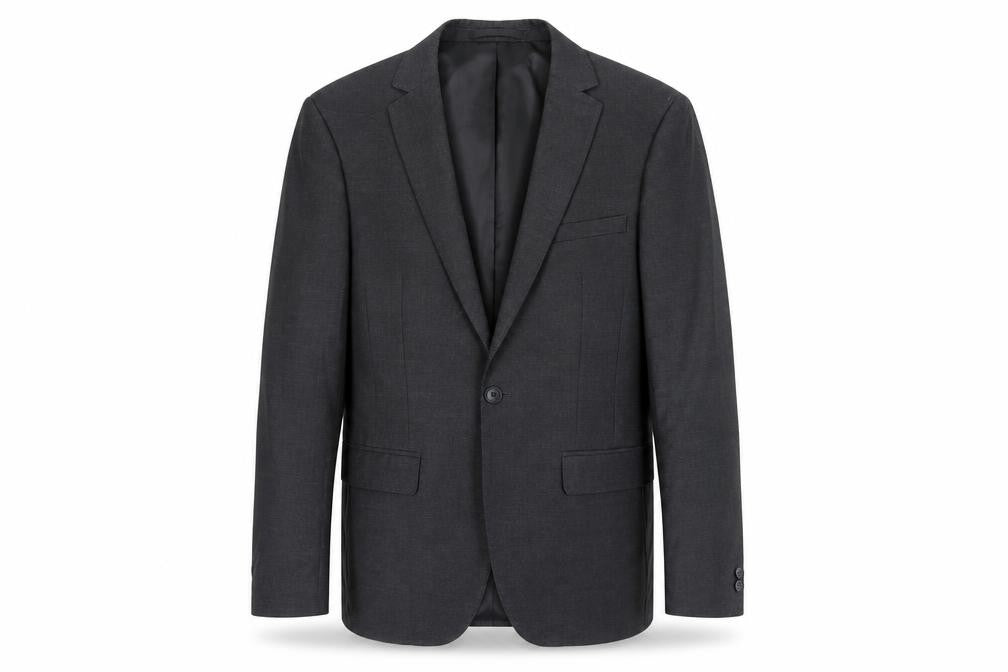 Mens UK Size 38 Moss London Regular Grey Suit Jacket