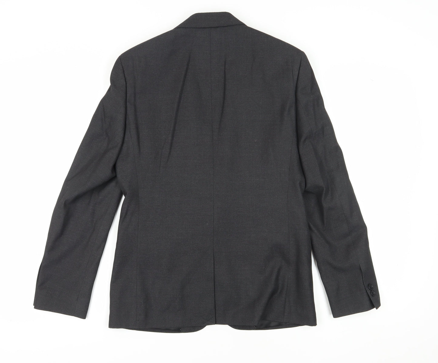 Mens UK Size 38 Moss London Regular Grey Suit Jacket