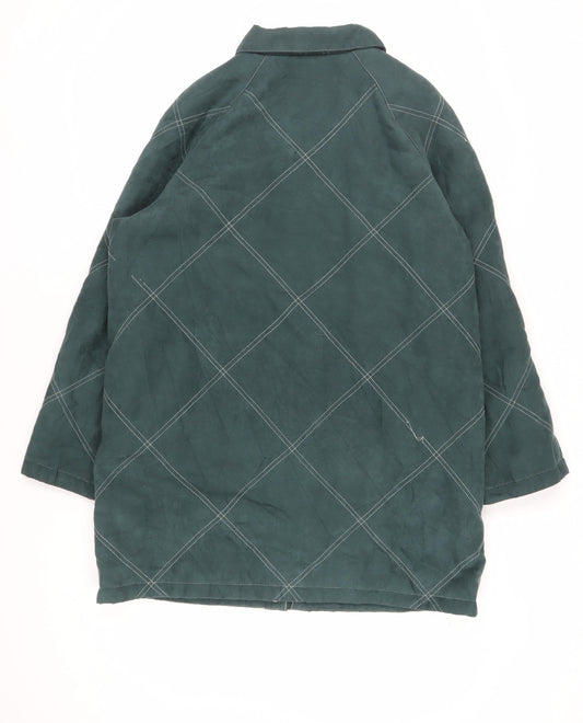Womens UK Size L Dannimac Green Overcoat