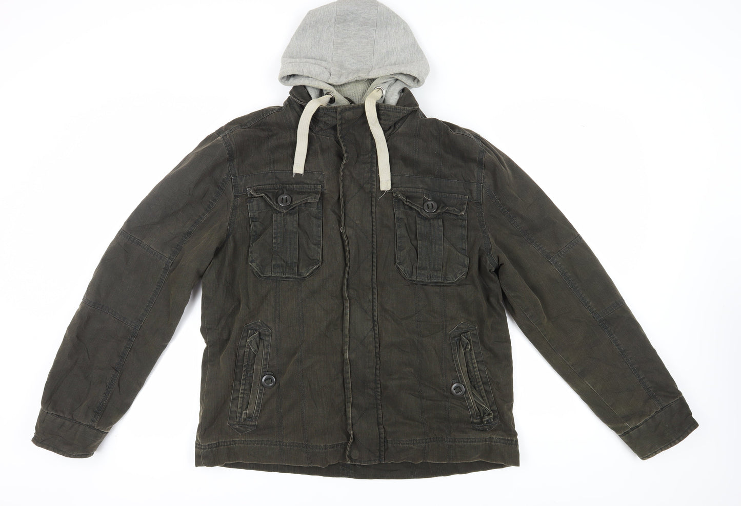 Mens UK Size XL Burton Green Military Jacket