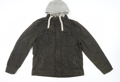 Mens UK Size XL Burton Green Military Jacket