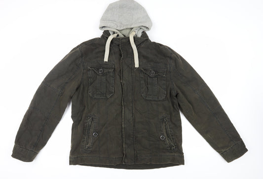 Mens UK Size XL Burton Green Military Jacket