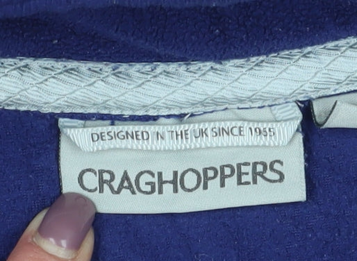 Craghoppers Women's Blue Fleece Pullover, Size 10