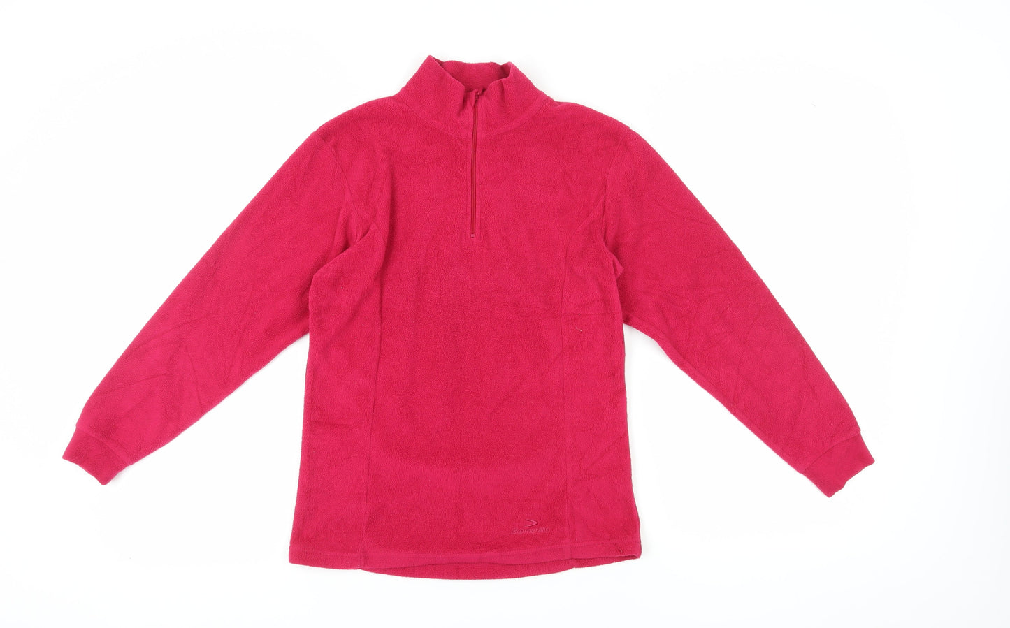Boomerang Women's Red Henley Zip Sweatshirt Size 14