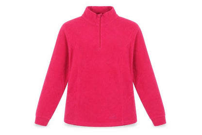 Boomerang Women's Red Henley Zip Sweatshirt Size 14
