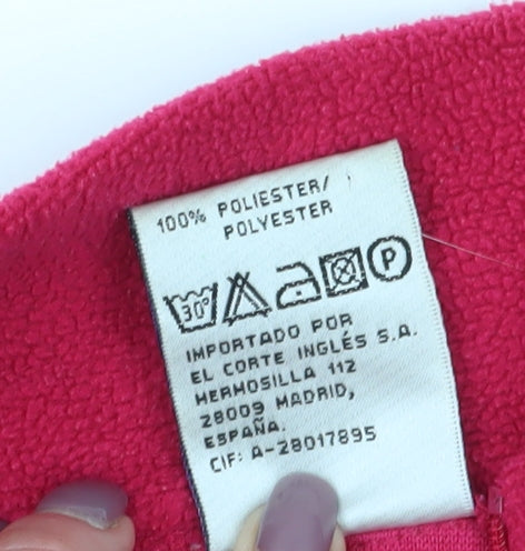 Boomerang Women's Red Henley Zip Sweatshirt Size 14