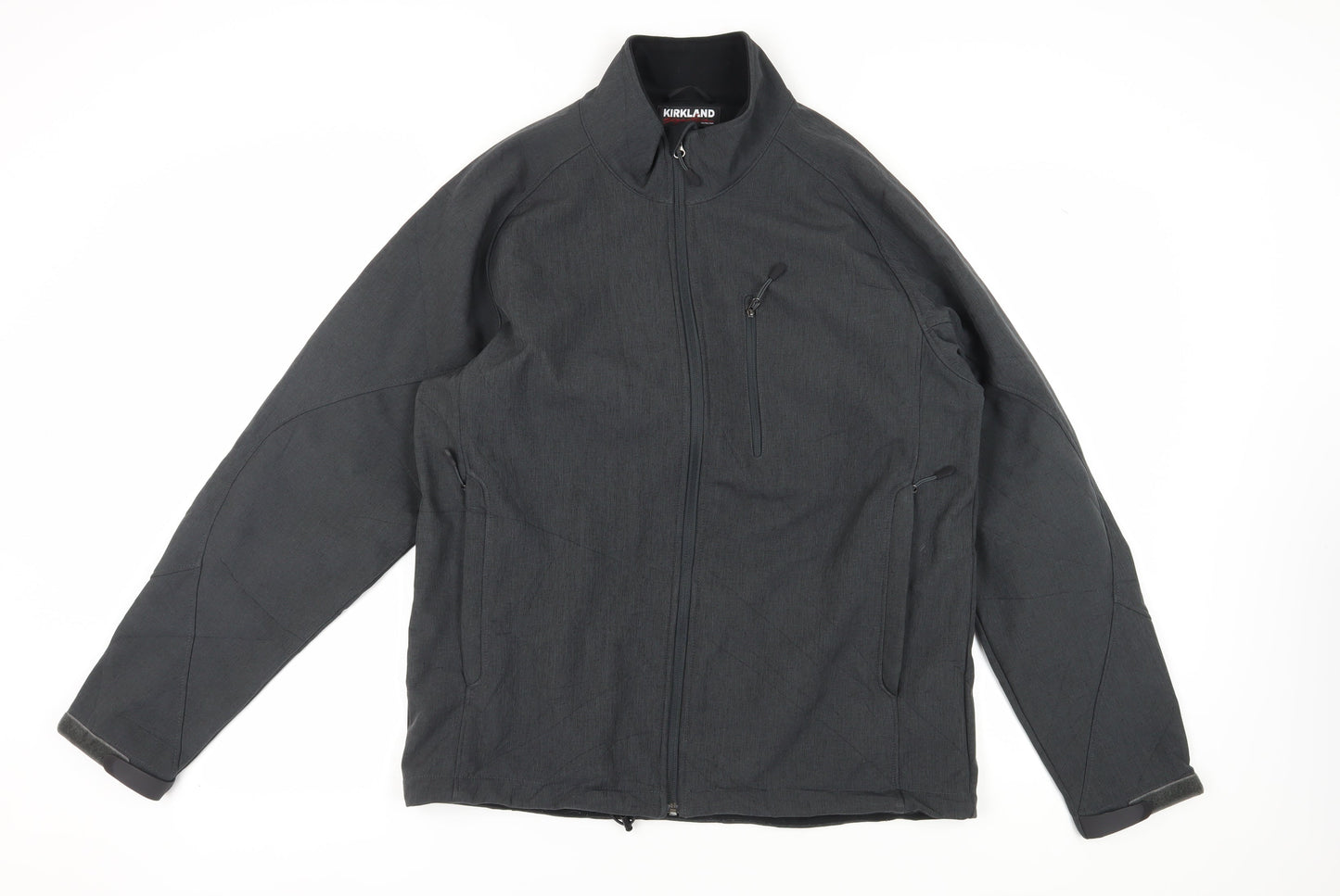 Mens UK Size L Kirkland Signature Black Basic Jacket