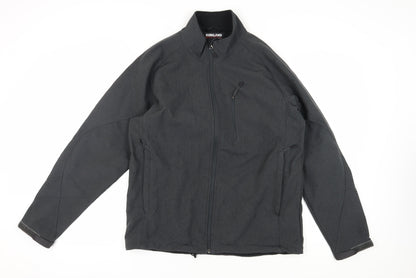 Mens UK Size L Kirkland Signature Black Basic Jacket
