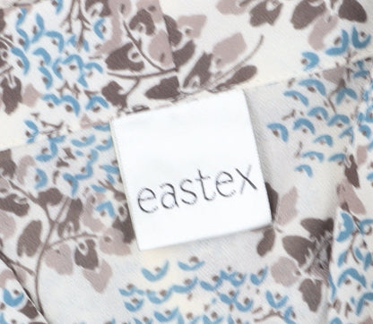 Womens UK Size 12 Eastex Multicoloured Basic Button-Up