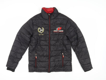 Mens UK Size XS Clinton Enterprises Black Puffer Jacket