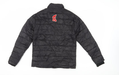 Mens UK Size XS Clinton Enterprises Black Puffer Jacket