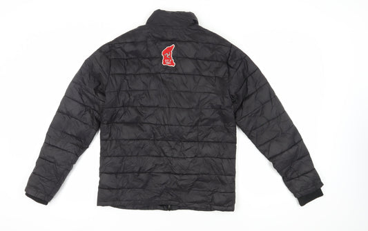 Mens UK Size XS Clinton Enterprises Black Puffer Jacket