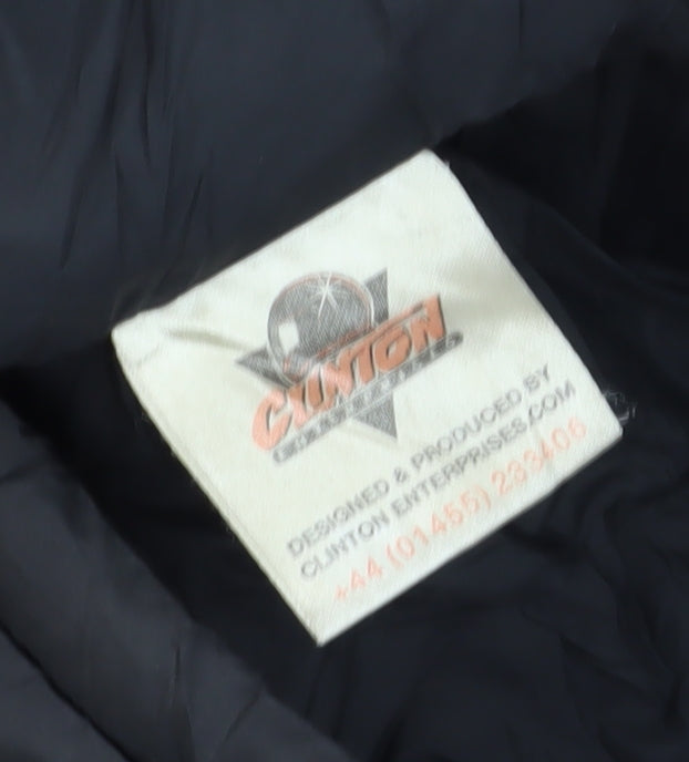 Mens UK Size XS Clinton Enterprises Black Puffer Jacket
