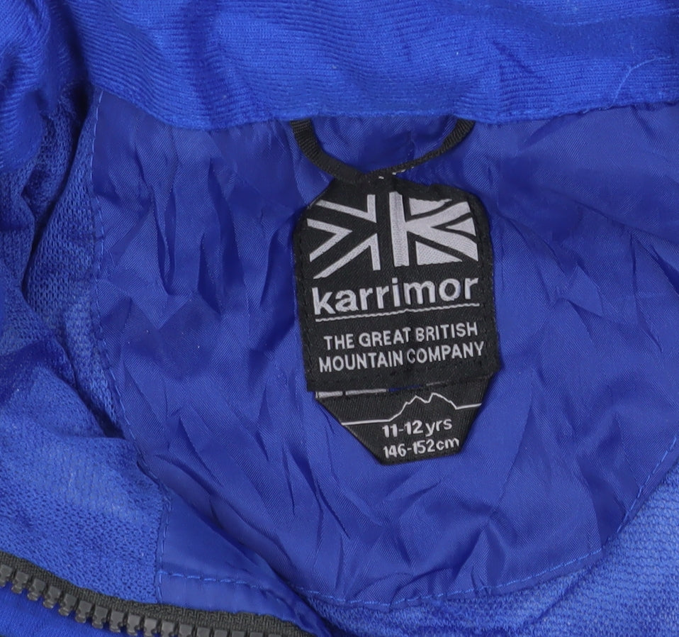 Karrimor Boys Black Puffer Jacket 11-12 Years Waterproof