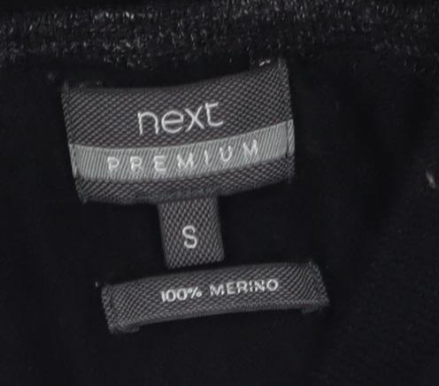 Next Men’s Black Merino Pullover Jumper - S