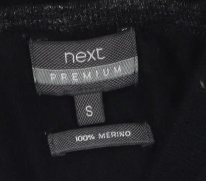 Next Men’s Black Merino Pullover Jumper - S