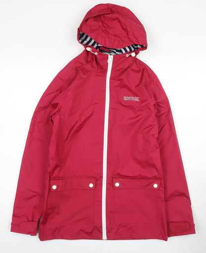 Womens UK Size 8 Regatta Red Rain Coat