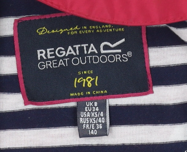 Womens UK Size 8 Regatta Red Rain Coat