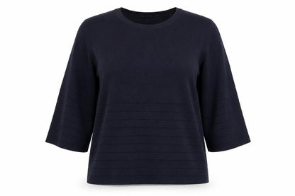 Womens UK Size 16 Laura Ashley Blue Basic Jersey