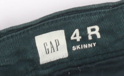 Gap Women's Green Skinny Jeans, Size 4, Cotton Blend
