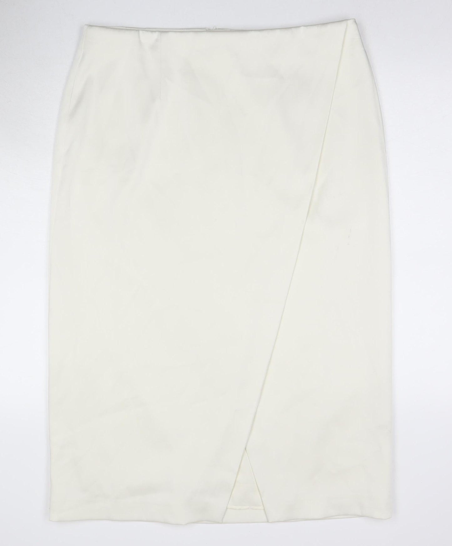 Marks and Spencer Women's Ivory Pencil Skirt 14