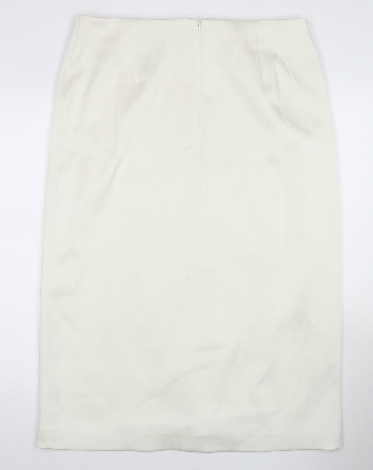 Marks and Spencer Women's Ivory Pencil Skirt 14