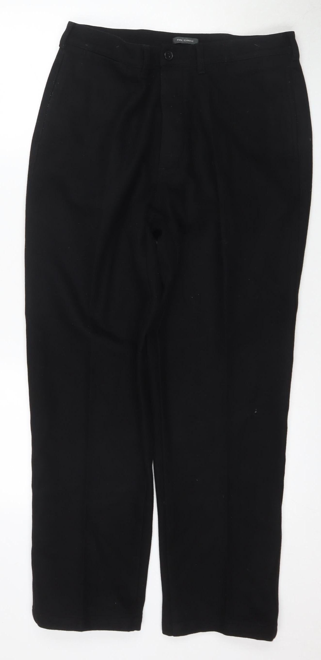 Full Circle Black Men's Trousers Size 34