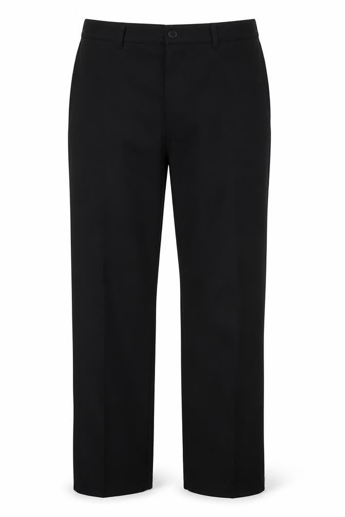 Mens UK Size 34 Full Circle   Black Trousers