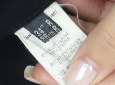 Full Circle Black Men's Trousers Size 34