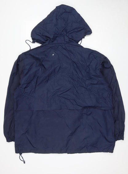 Mens UK Size L Colourways Blue Rain Coat