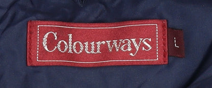 Mens UK Size L Colourways Blue Rain Coat
