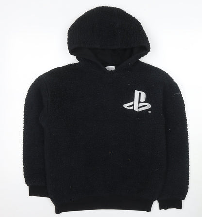 PlayStation Boys Black Pullover Hoodie 14-15 Years