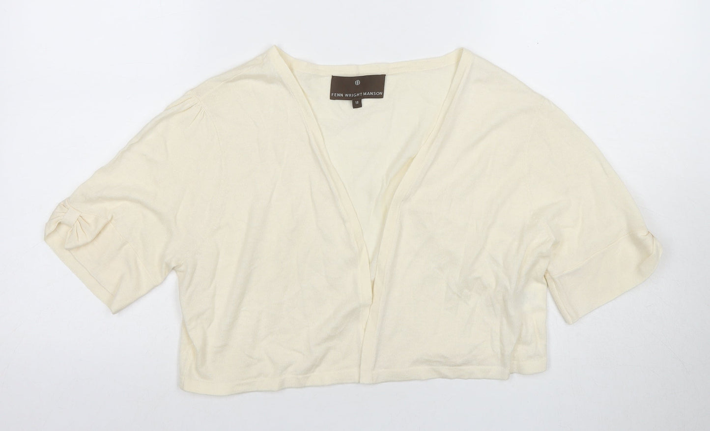 Fenn Wright Manson Women's Ivory Cardigan Size 18