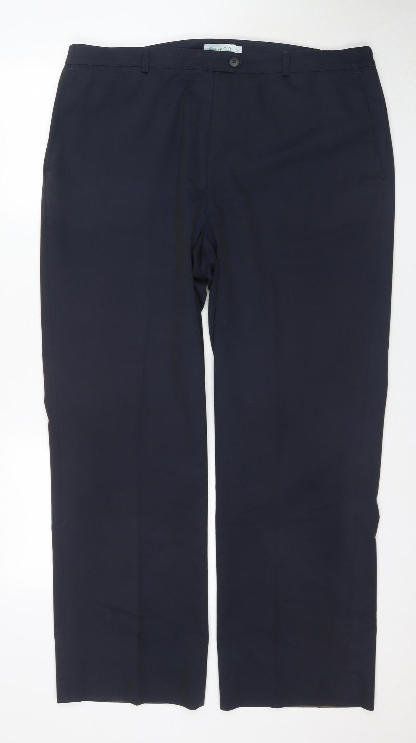Womens UK Size UK 12 One Up Golf Regular Fit  Blue Trousers