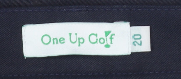 Womens UK Size UK 12 One Up Golf Regular Fit  Blue Trousers