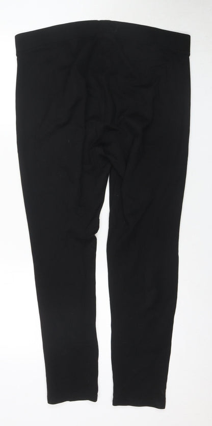 Womens UK Size XL Wallis Regular Fit Jegging Black Trousers