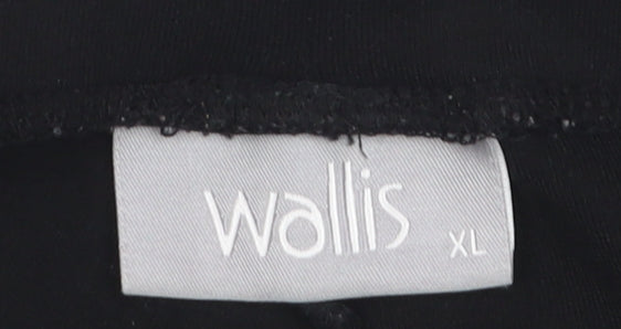 Womens UK Size XL Wallis Regular Fit Jegging Black Trousers