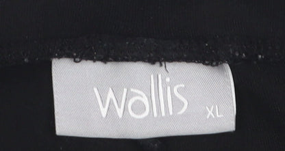 Womens UK Size XL Wallis Regular Fit Jegging Black Trousers