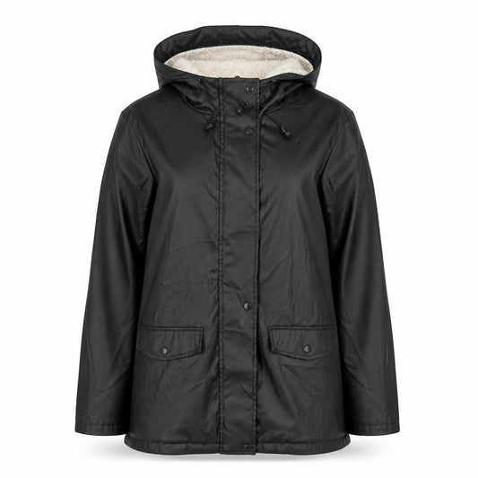 Womens UK Size 8 Dorothy Perkins Black Rain Coat
