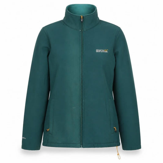 Womens UK Size 14 Regatta Green Soft Shell