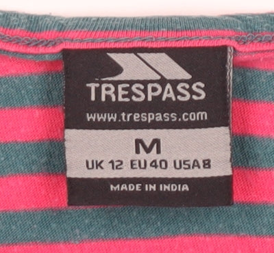 Womens UK Size M Trespass Multicoloured Basic T-Shirt