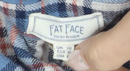 Womens UK Size 12 Fat Face Multicoloured  Button-Up